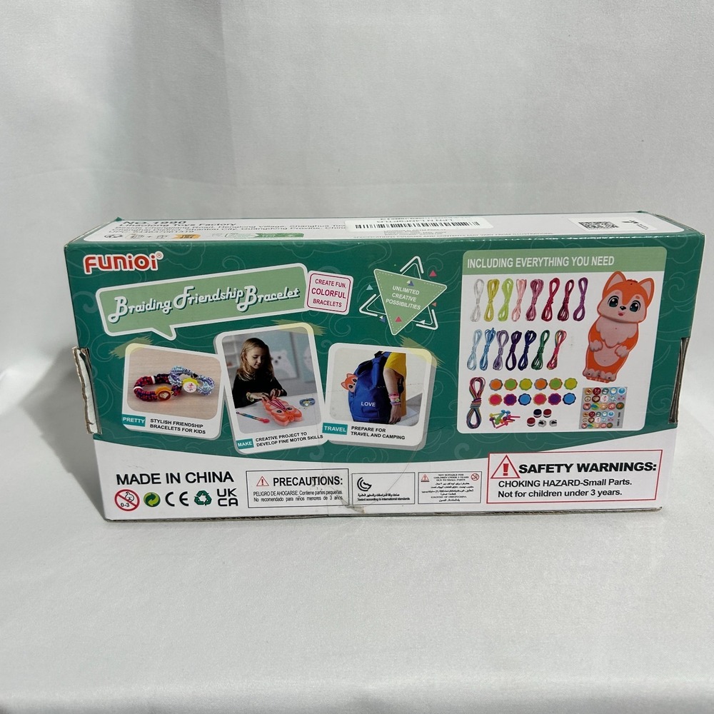 Braiding Friendship Bracelet Kit DIY Jewelry Making Kit for Kids Crafts Set NEW - Picture 4 of 11